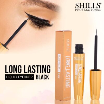 Shills Professional Long Lasting Black Liquid Eye Liner