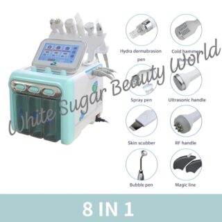 Hydra Facial Machine 8 in 1 BY WHITE SUGAR BEAUTY WORLD