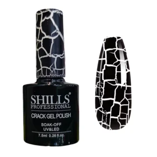Shills Black crack gel polish