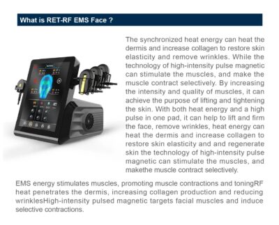 ESM Face Lifting Machine ESM500 RF
