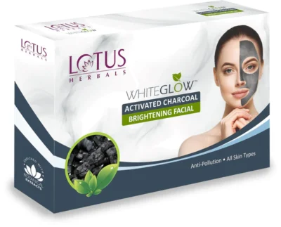 Lotus WhiteGlow Activated Charcoal 4 in 1 Facial kit