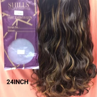 Hair Extensions Shills For Curly Hair Ac-141 A. 24.Inch