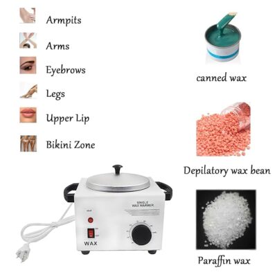 Single Pot Electric Wax Heater Hair Removal Machine