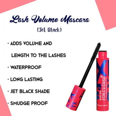 FOREVER 52 XL Lash Volume Mascara (Jet Black) - LMM001