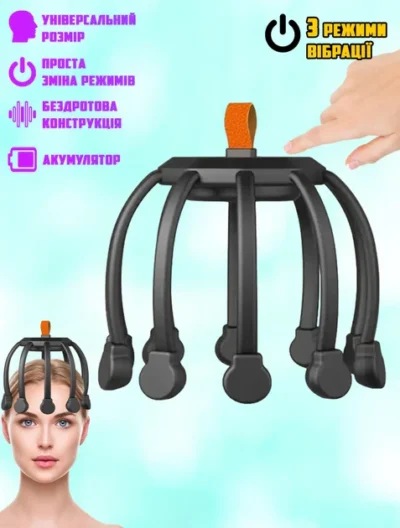 Electric Head Massager Head Scratcher Scalp Gripper 8 Claw -SPA