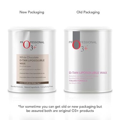 O3+ D-tan Liposoluble Wax Italian Formula - 800 gm