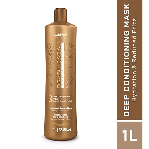 Brasil Cacau Deep Conditioning Mask 1000ml Cadiveu Brasil Cacau Deep Conditioning Hair Mask - 1L