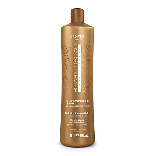 Brasil Cacau Deep Conditioning Mask 1L Cadiveu Brasil Cacau Deep Conditioning Hair Mask - 1L