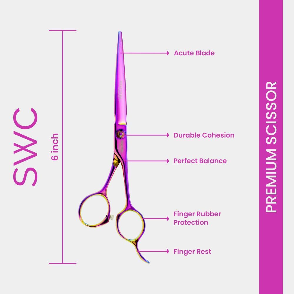 KRAFTPRO SWC 6 Professional Salon Barber Scissors for Hair Cutting KRAFTPRO SWC 6 Professional Salon Scissors for Hair Cutting