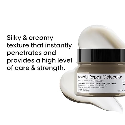 L'Oréal Professionnel Absolut Repair Molecular Cream Mask - 250 L'Oréal Professionnel Absolut Repair Molecular Cream Hair Mask - 250ml