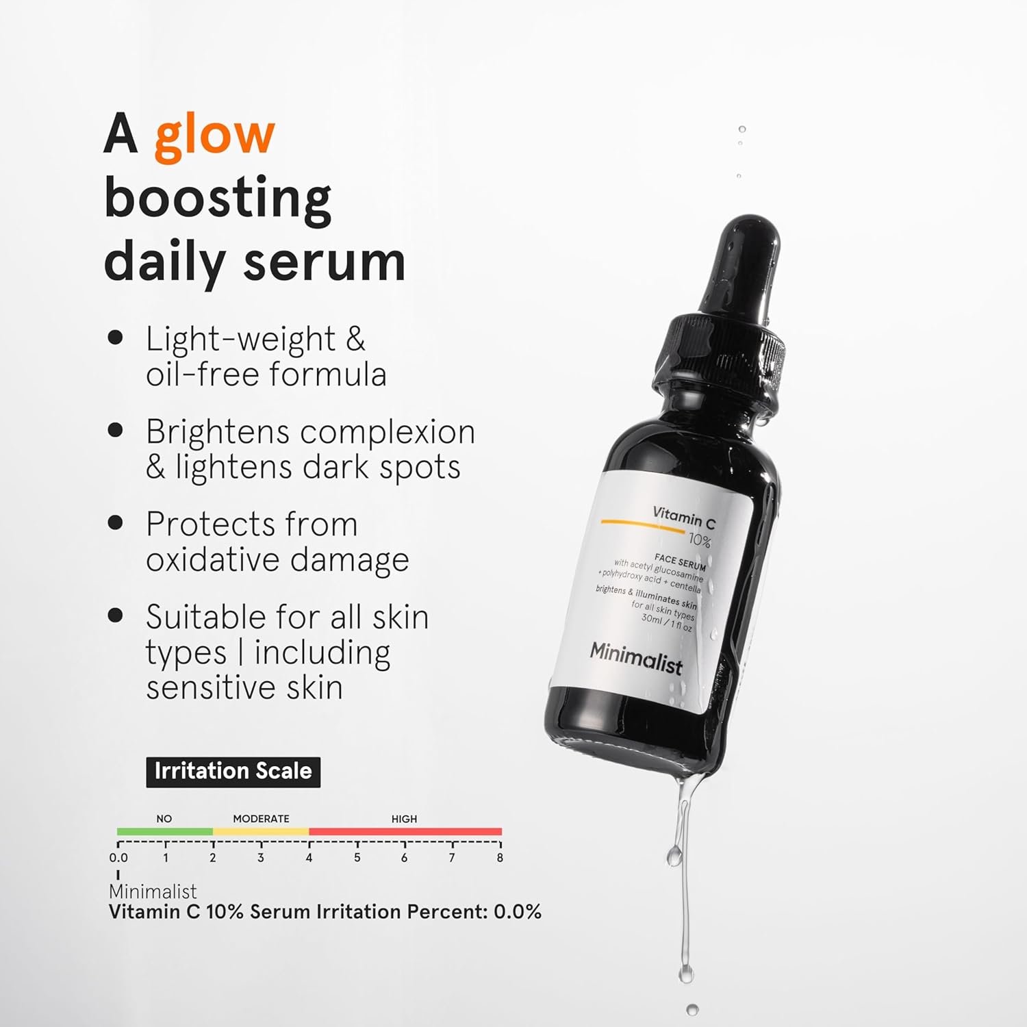 Minimalist 10% Vitamin C Face Serum- Minimalist 10% Vitamin C Face Serum - 30ml