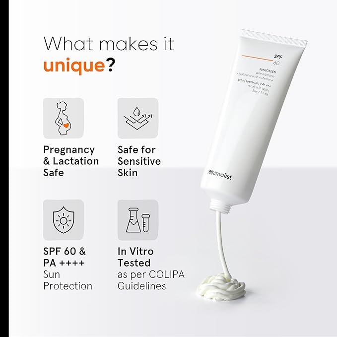 Minimalist SPF 60 Sunscreen - 50g- Minimalist SPF 60 Sunscreen - 50g