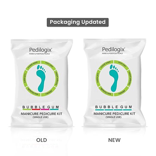 O3+ Pedilogix Bubblegum Manicure Pedicure Single Use Kit new O3+ Pedilogix Bubblegum Manicure Pedicure Single Use Kit