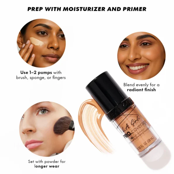 LA girl Pro Coverage Illuminating Foundation
