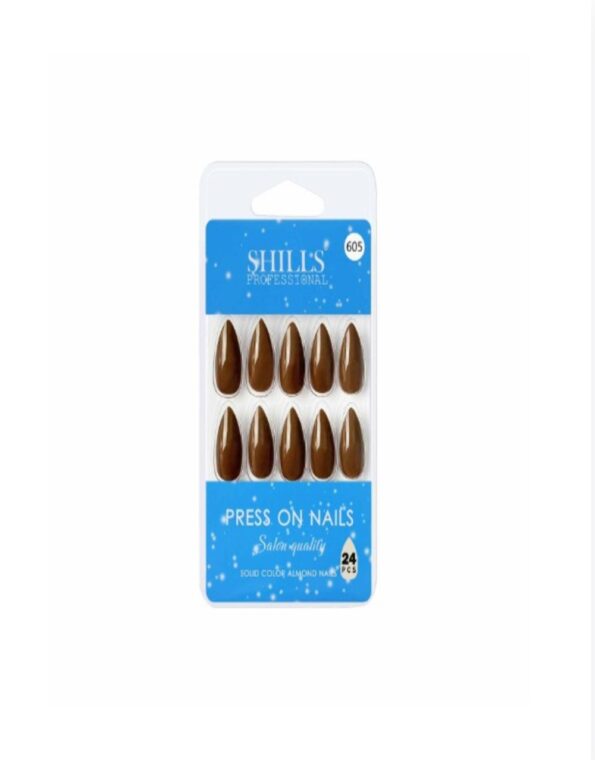 Shills Professional Reusable Press on Nails Almond