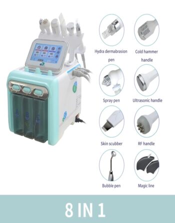 8 in 1 Hydra Facial Machine H2O2 With Serum