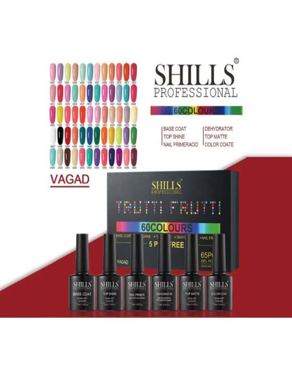 White Sugar Beauty World (21) (1) Shills Professional Trutti Frutti Gel Nail Polish Kit