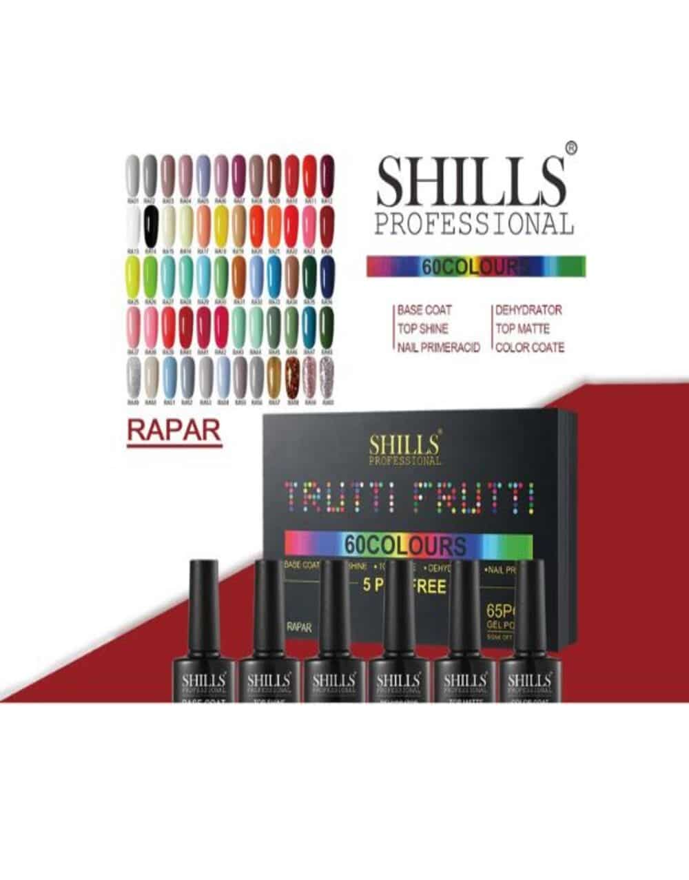 White Sugar Beauty World (22) (1) Shills Professional Gel Polish Kit- 65pcs