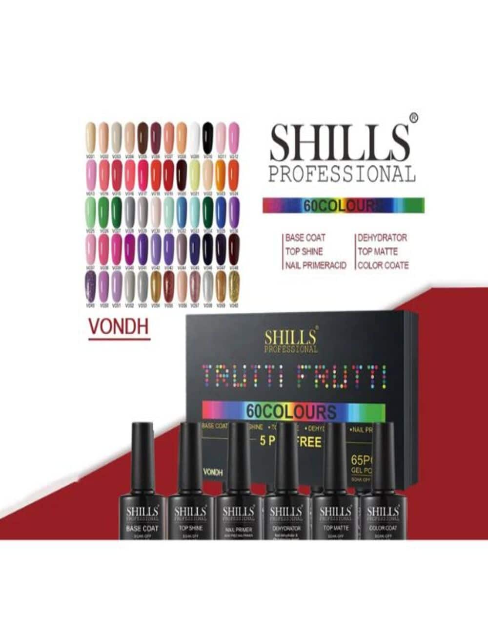 White Sugar Beauty World (23) (1) Shills Professional Trutti Frutti Gel Nail Polish Kit