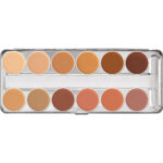 Kryolan Dermacolor Camouflage Creme Palette – 12 Colors