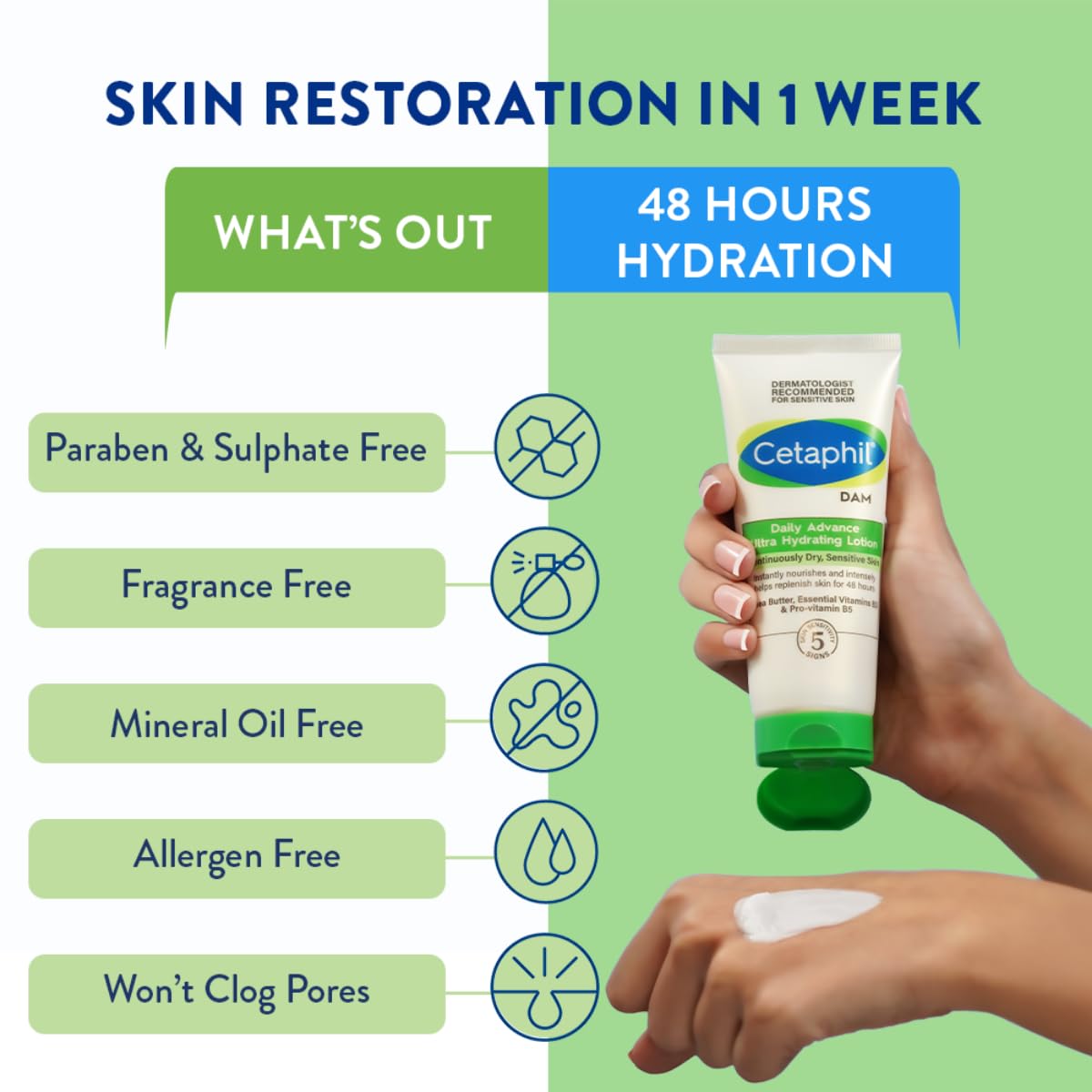 Cetaphil DAM Daily Advance Ultra Hydrating Lotion-- Cetaphil DAM Daily Advance Ultra Hydrating Lotion
