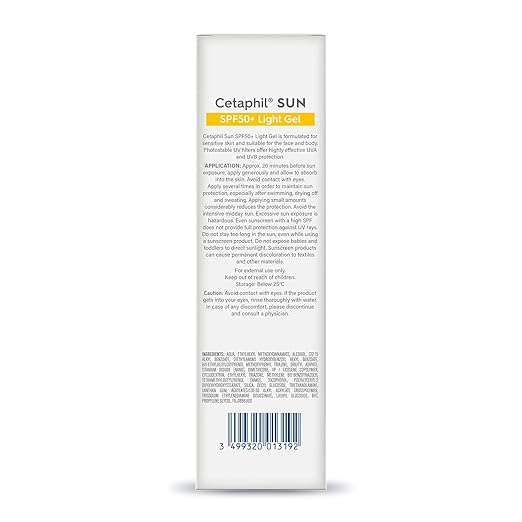 Cetaphil Sunscreen SPF 50 new pack Cetaphil Sunscreen SPF 50 - 50ml