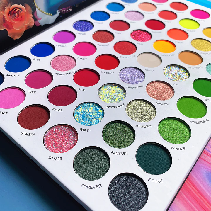 DE'LANCI 54 Color La Catrina Eyeshadow- DE'LANCI 54 Color La Catrina Eyeshadow Palette