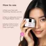 Night Repair Cream for Smoother & Radiant Skin (50g)