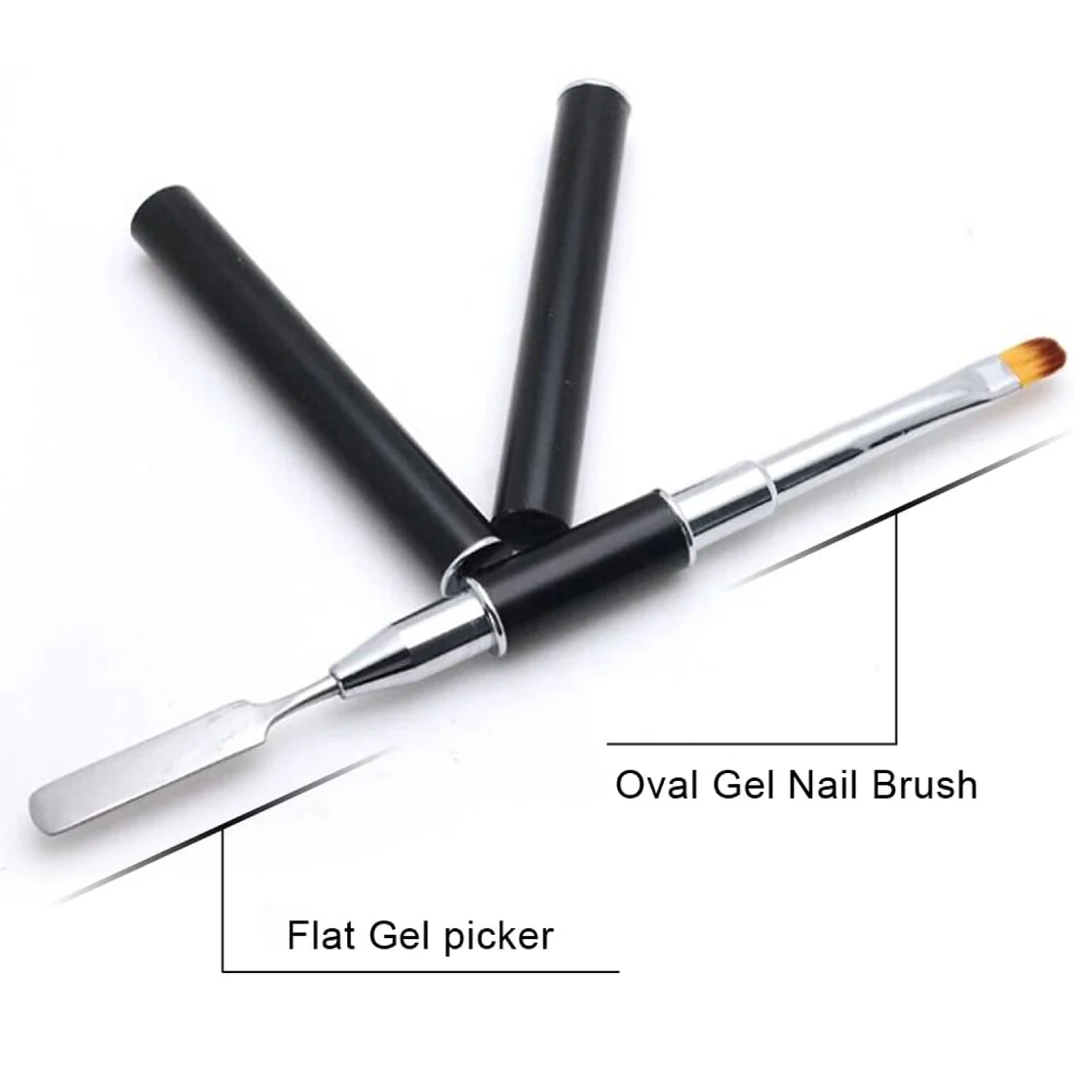 Shills Professional Poly Gel Double Head Brush 2 in 1 Shills Professional Poly Gel Double Head Brush