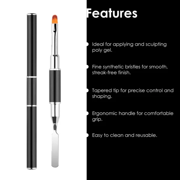 Shills Professional Poly Gel Double Head Brush