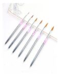 Shills Professional Nail Art Gel Brush Set 5Pcs