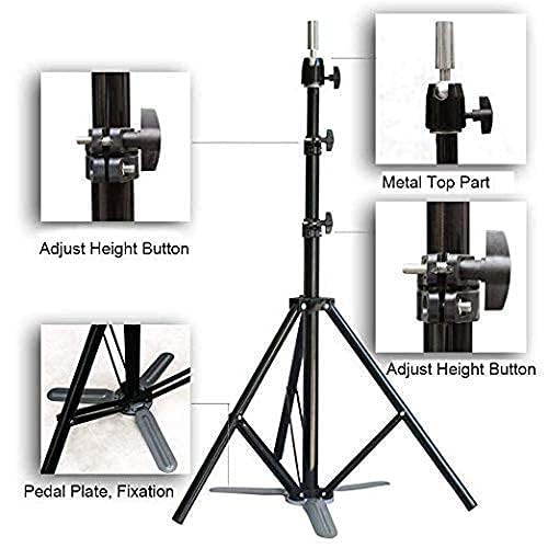Version 1.0.0 Adjustable Mannequin Head Tripod Stand For Hair Styling