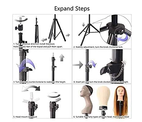 Adjustable Mannequin Head Tripod Stand use Adjustable Mannequin Head Tripod Stand For Hair Styling