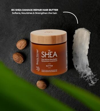 Beauty Garage Pure African Shea Retention Treatment Hair Mask - 500ml