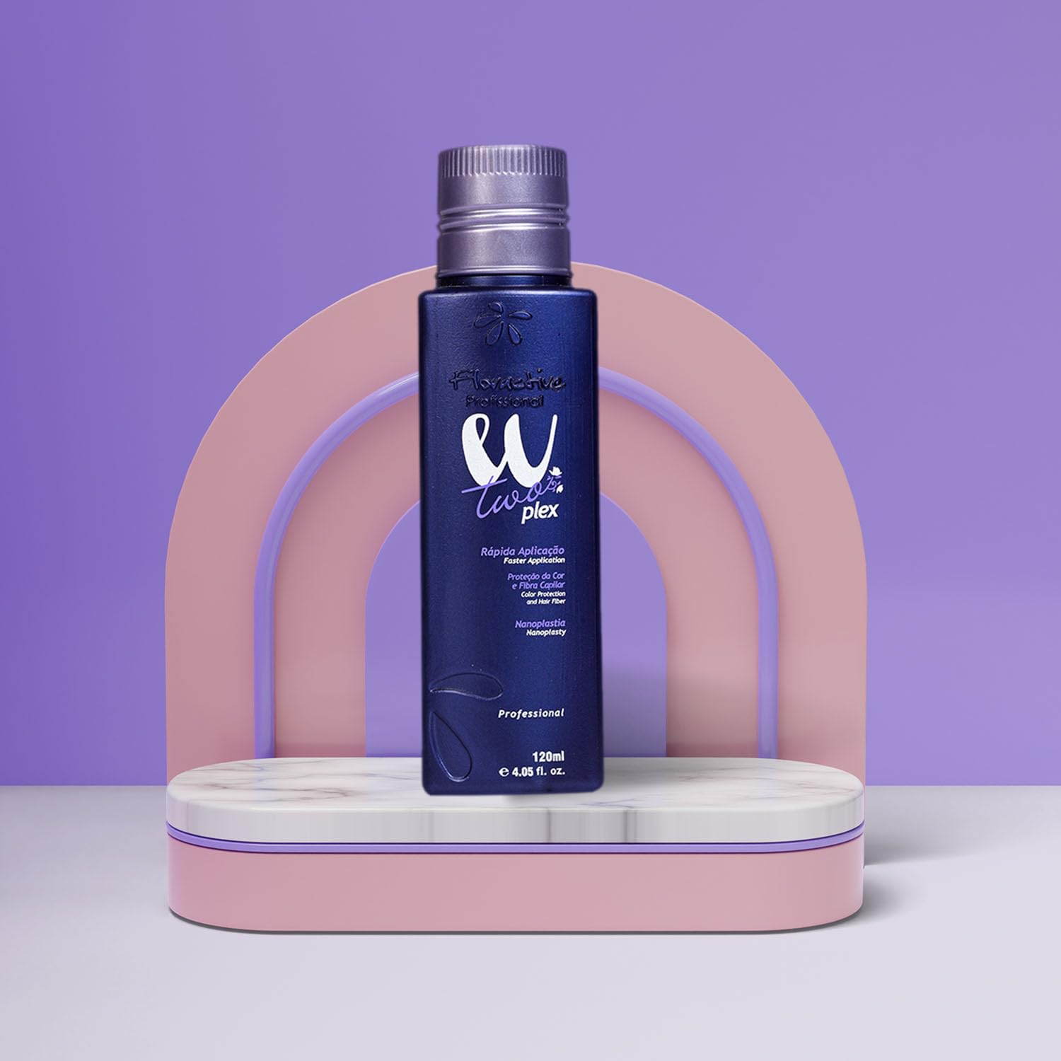 FLORACTIVE PROFISSIONAL W Two Plex Nanoplastia Rich Hair Treatment For Color Protection & Hair Fiber 120 Floractive Professional W Two Plex Nanoplastia Rich Hair Treatment - 120ml