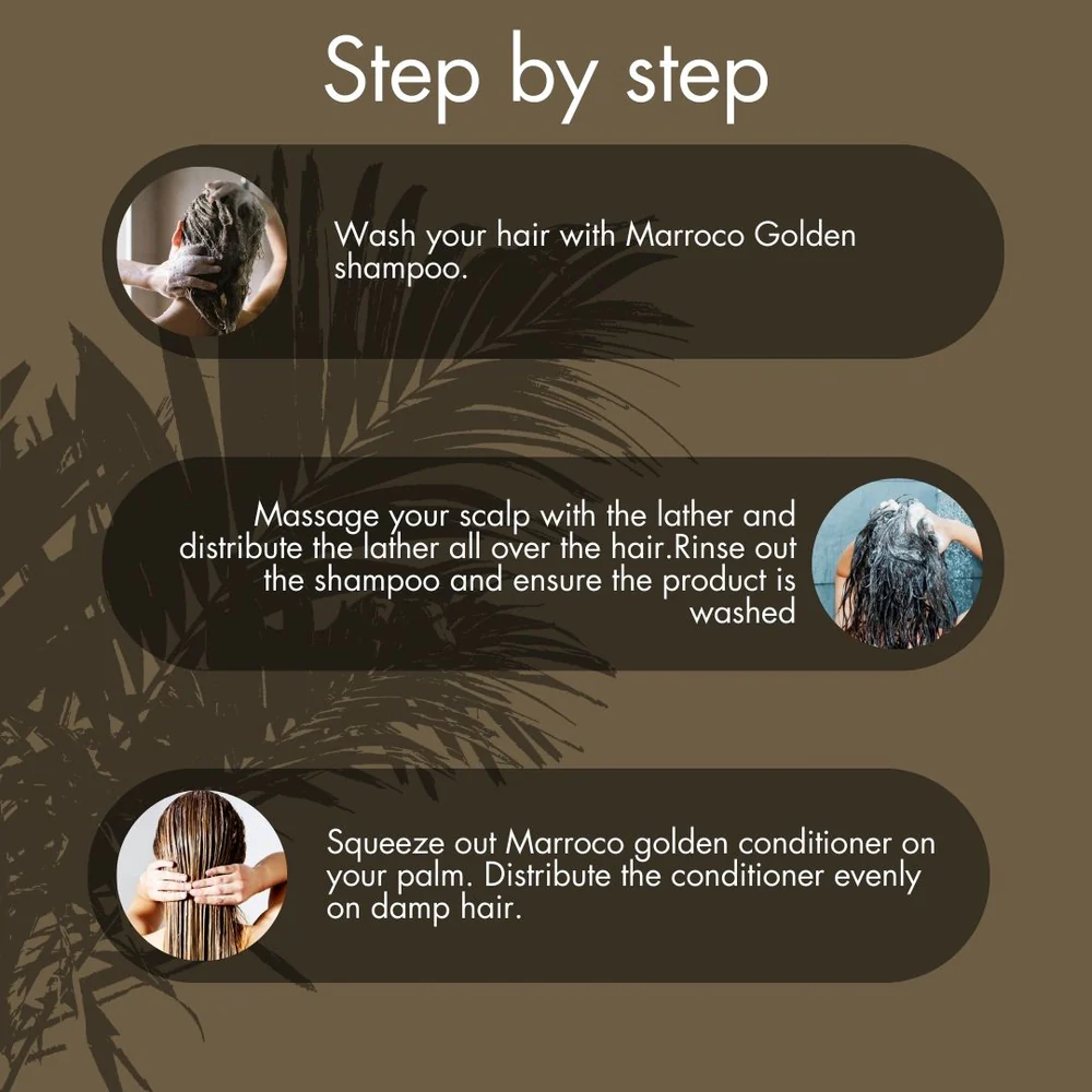 Floractive Professional Morocco Golden Shampoo 1000ml use