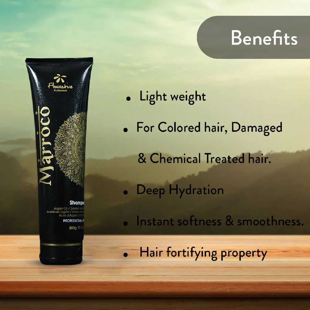 Floractive Professional Morocco Golden Shampoo 1l Floractive Professional Marroco Golden Plus Shampoo -1L