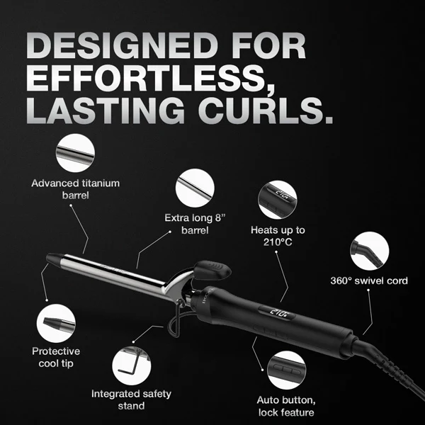 Ikonic Professional Curling Tong 2.0 Hair Curler -16 new Ikonic Professional Curling Tong 2.0 Hair Curler -16