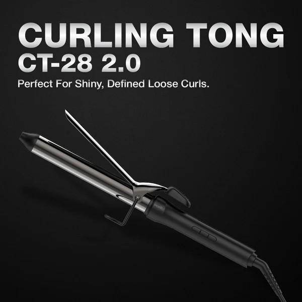 Ikonic Professional Curling Tong 2.0 Hair Curler -CT28- Ikonic Professional Curling Tong 2.0 Hair Curler -CT28