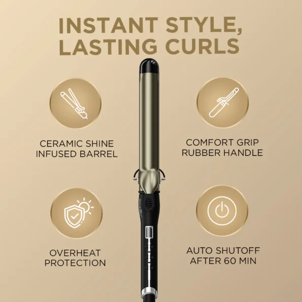 Ikonic Professional Curling Tong Hair Curler CT-32