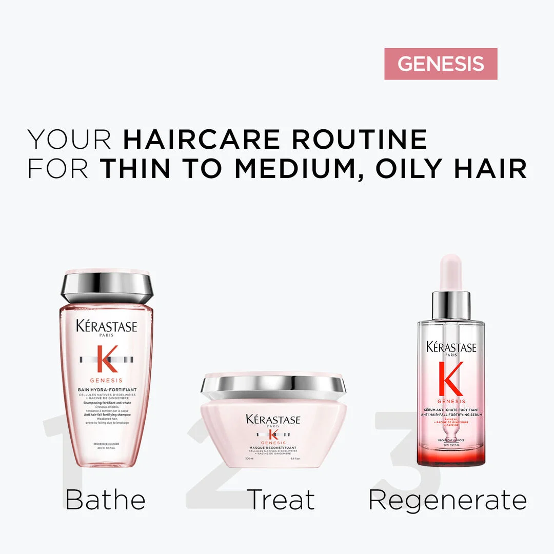Kerastase Genesis Bain Nutri-Fortifiant Anti-Hair Fall Shampoo - 250ml treat Kerastase Genesis Bain Nutri-Fortifiant Anti-Hair Fall Shampoo - 250ml