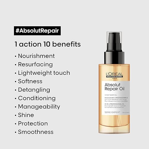 L'Oréal Professionnel Serie Expert Absolut Repair Serum ben L'Oréal Professionnel Serie Expert Absolut Repair Oil Hair Serum