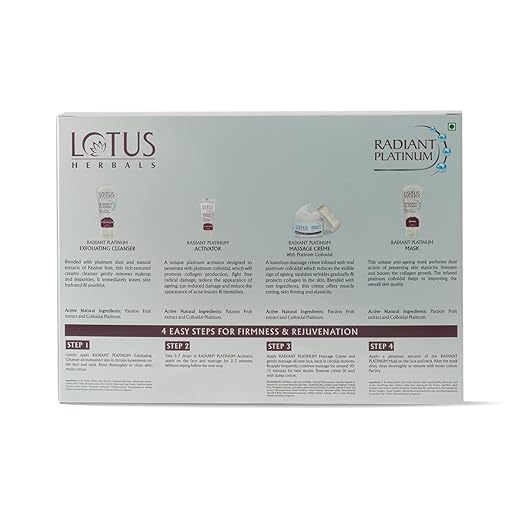 Lotus RADIANT PLATINUM Cellular Anti-Ageing Facial Kit- Lotus RADIANT PLATINUM Cellular Anti-Ageing Facial Kit