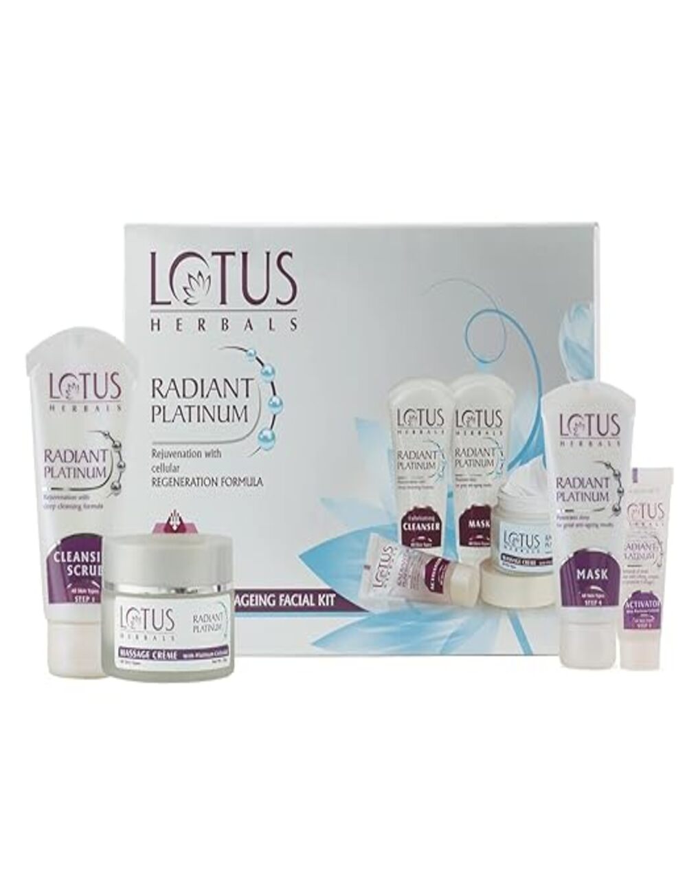 Lotus RADIANT PLATINUM Cellular Anti-Ageing Facial Kit Lotus RADIANT PLATINUM Cellular Anti-Ageing Facial Kit