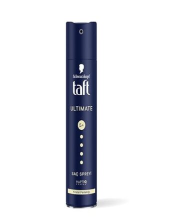 Schwarzkopf Taft Ultimate Hair Hold 5+ Crystal Shine Spray - 250ml