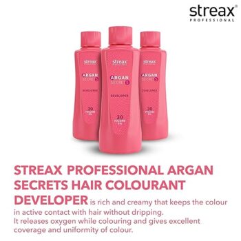 Streax Pro Argan Secret Developer 40 Volume 12% - 250ml