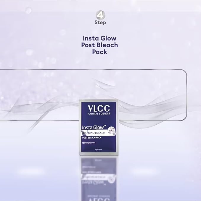 VLCC Insta Glow Diamond Bleach - 60g single use VLCC Insta Glow Diamond Bleach - 60g