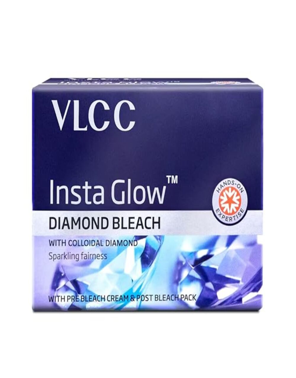 VLCC Insta Glow Diamond Bleach - 60g VLCC Insta Glow Diamond Bleach - 60g