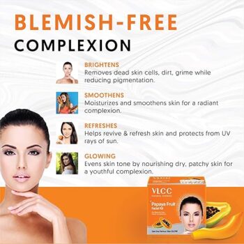 VLCC Papaya Fruit Facial Kit - 60g