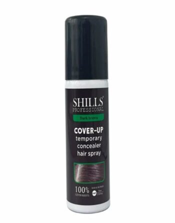 Shills Professional Natural Cover-Up Concealer Hair Spray Dark Brown- 75ml